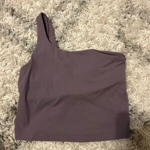 lululemon Purple One-Shoulder Top